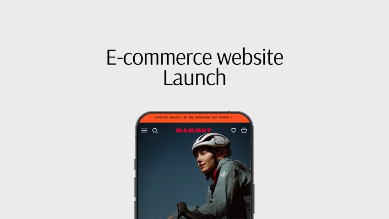MAMMUT: E-commerce Website